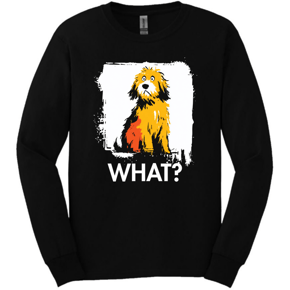 Cockapoo - What Dog Long Sleeve Tee - Black