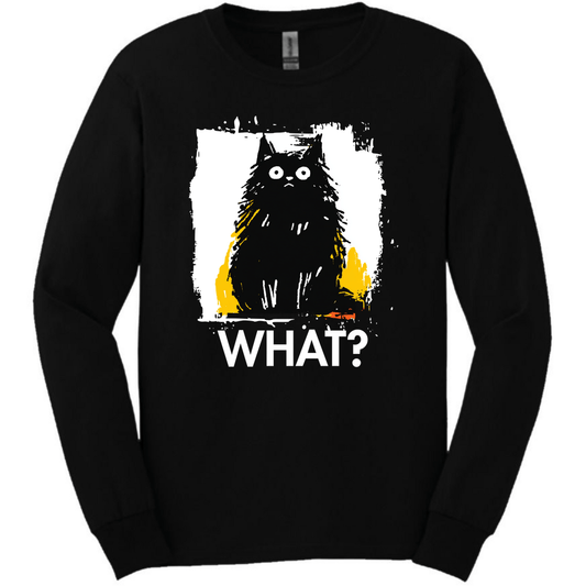 Schipperke - What Dog Long Sleeve Tee - Black