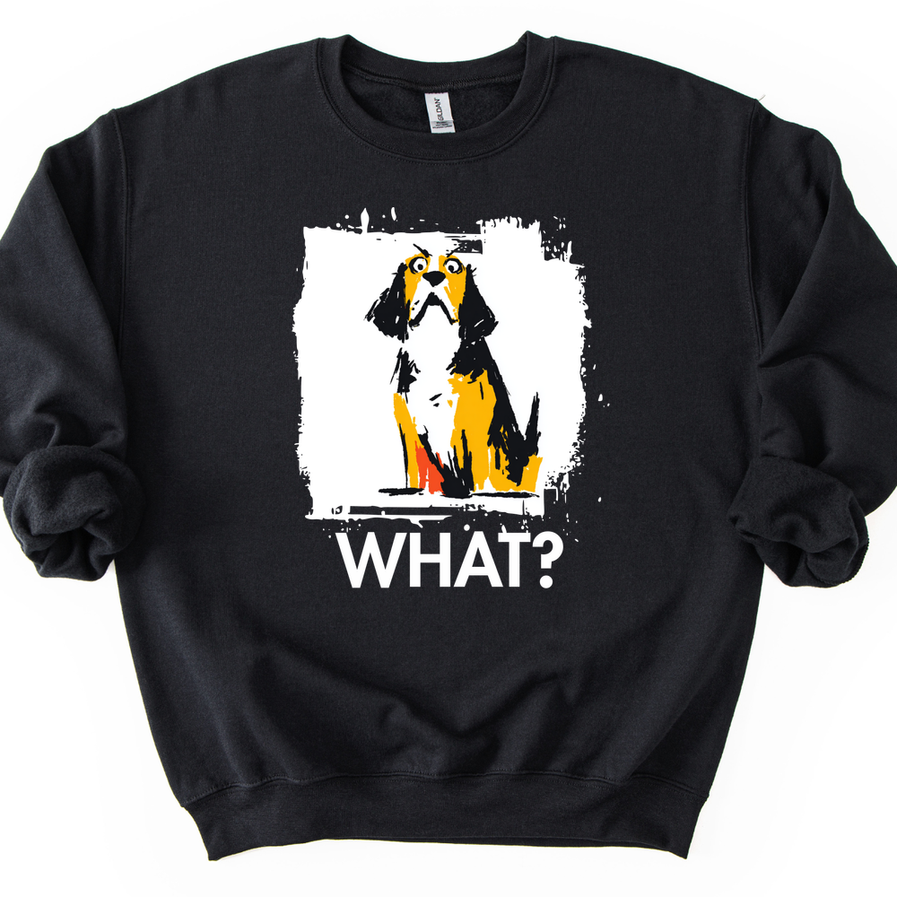 Beagle - What Dog Sweater - Black