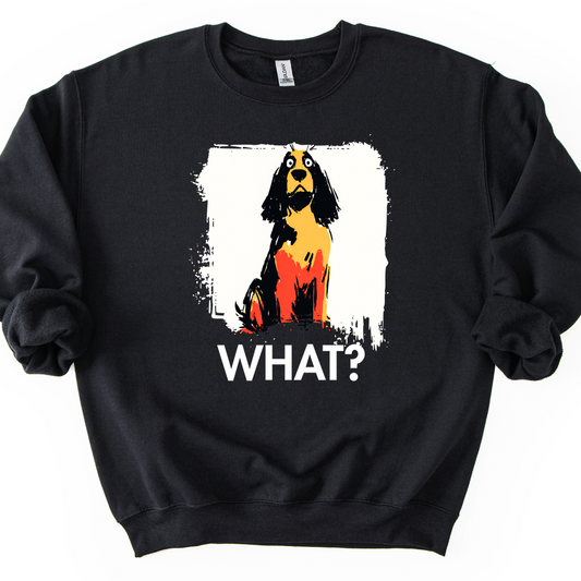 Cocker Spaniel - What Dog Sweater - Black