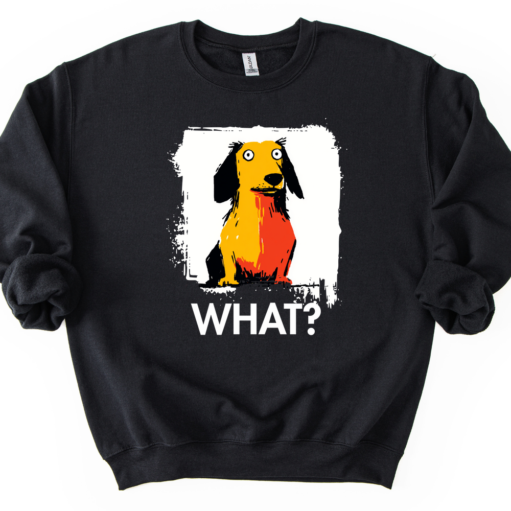 Dachshund - What Dog Sweater - Black