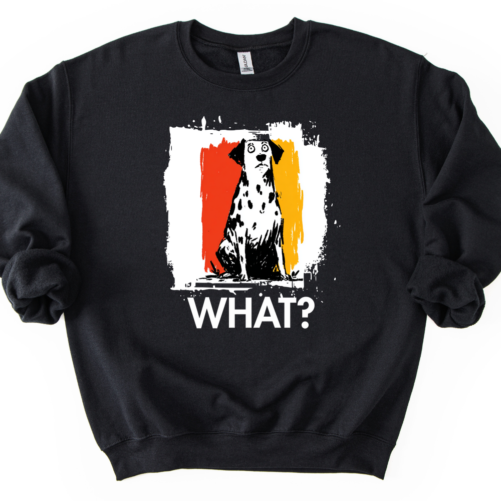 Dalmatian - What Dog Sweater - Black