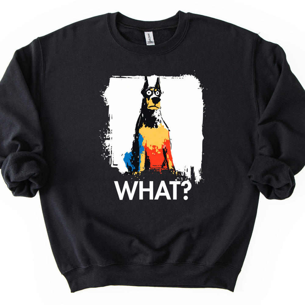 Doberman - What Dog Sweater - Black