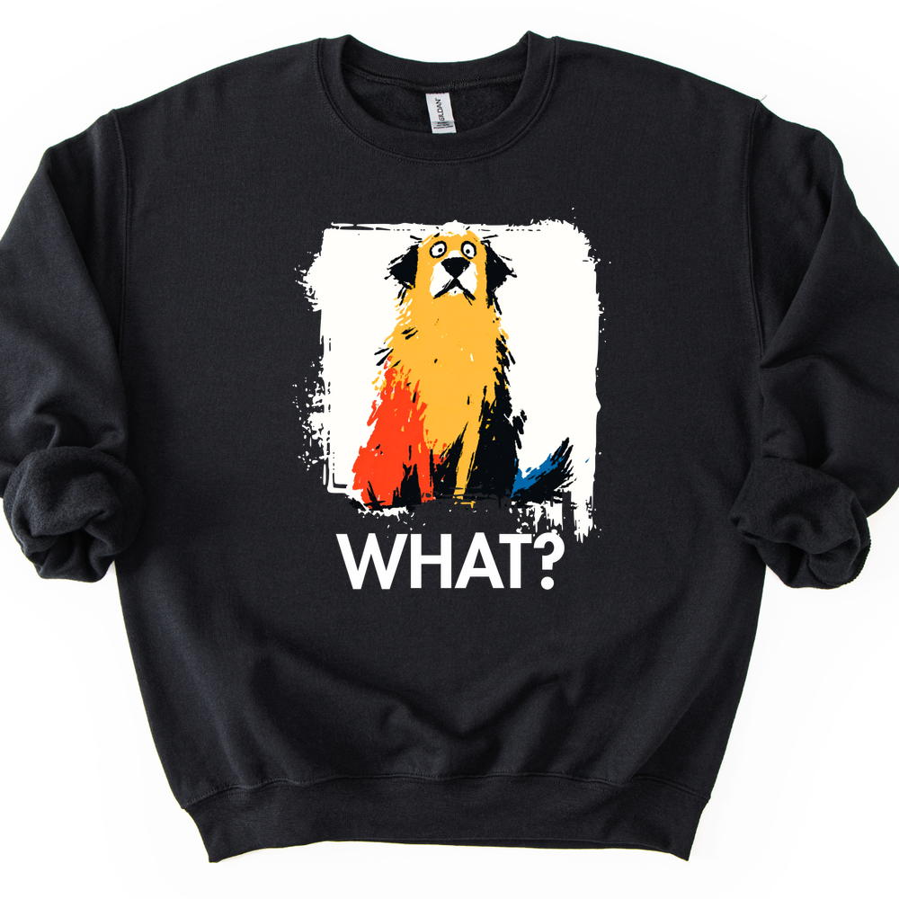Golden Retriever - What Dog Sweater - Black
