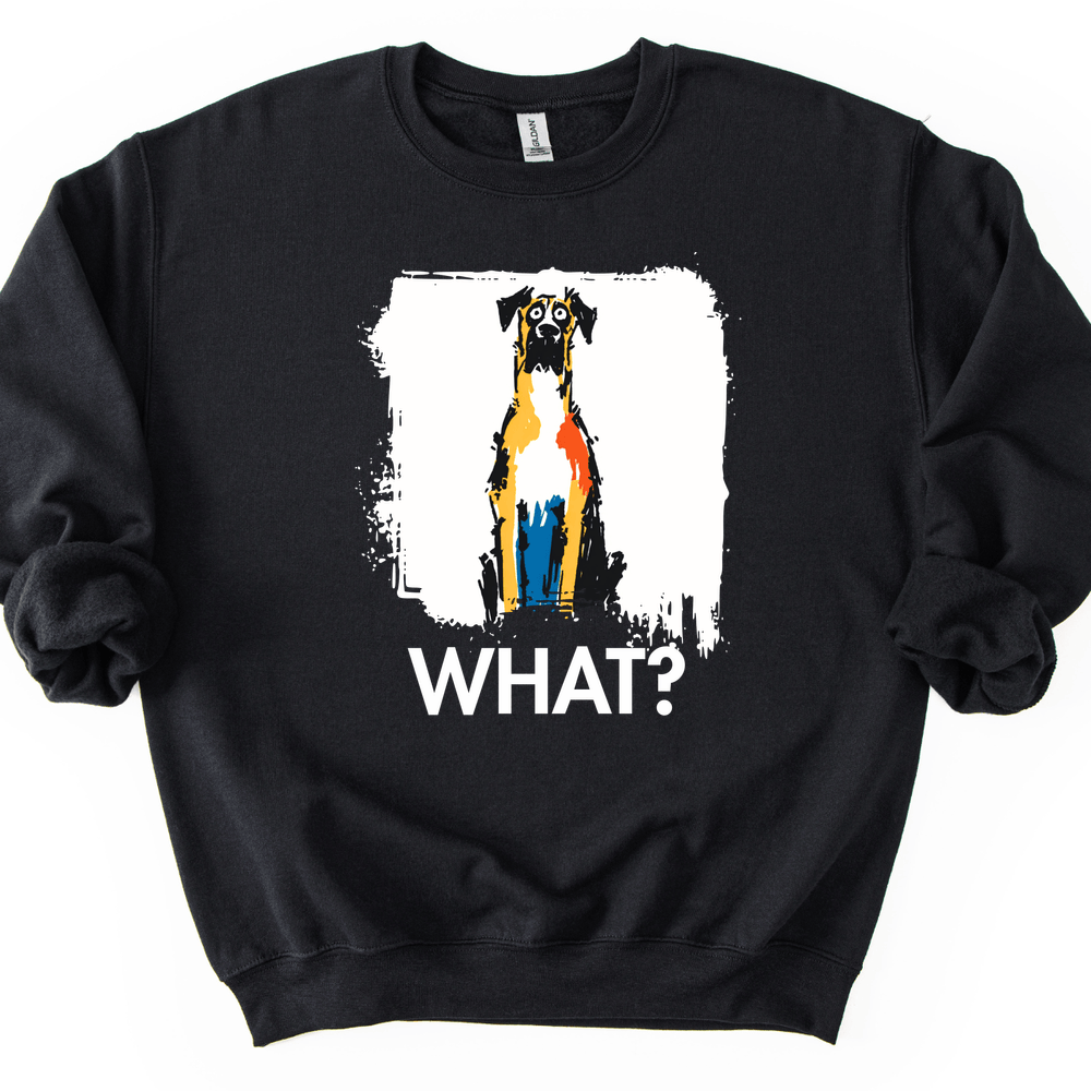 Great Dane - What Dog Sweater - Black