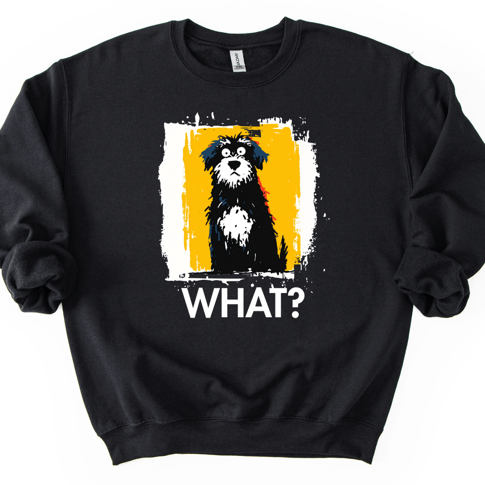 Portuguese Water Dog - What Dog Sweater - Black