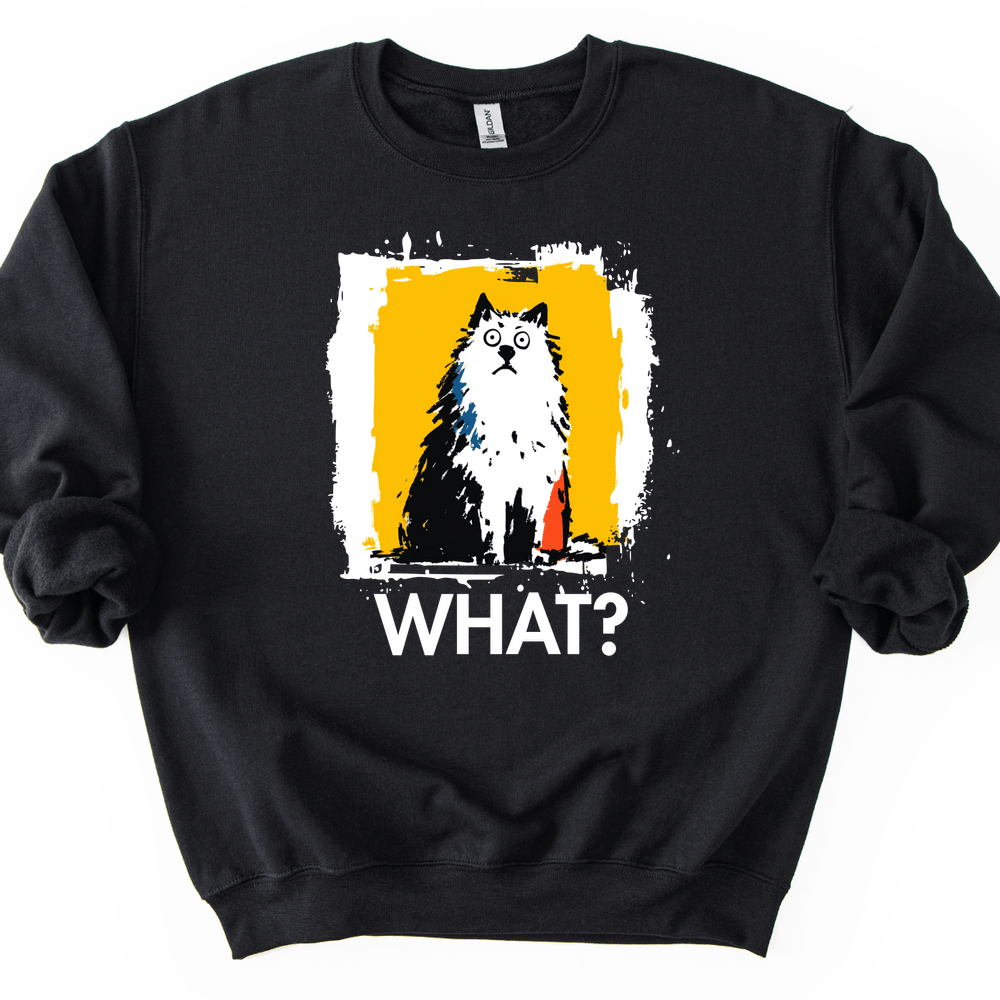 Samoyed - What Dog Sweater - Black