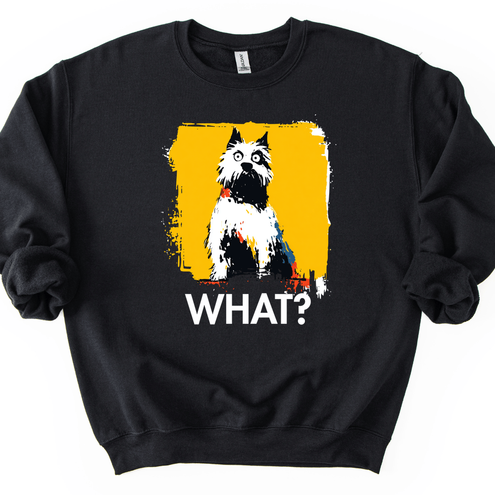 West Highland White Terrier - What Dog Sweater - Black