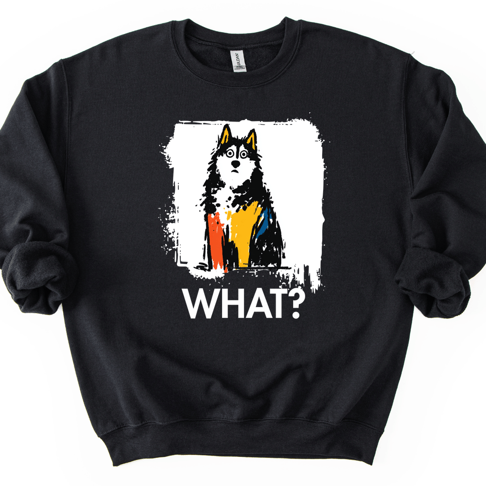 Alaskan Malamute - What Dog Sweater - Black