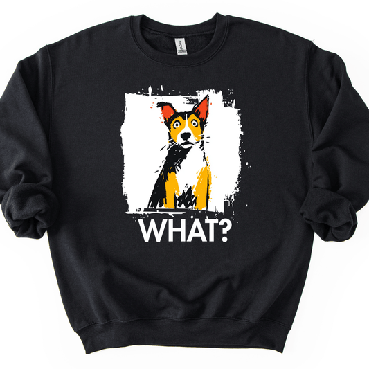 Basenji - What Dog Sweater - Black