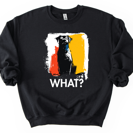 Black Labrador - What Dog Sweater - Black