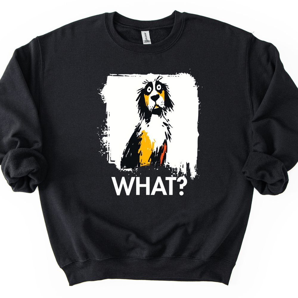 English Setter - What Dog Sweater - Black