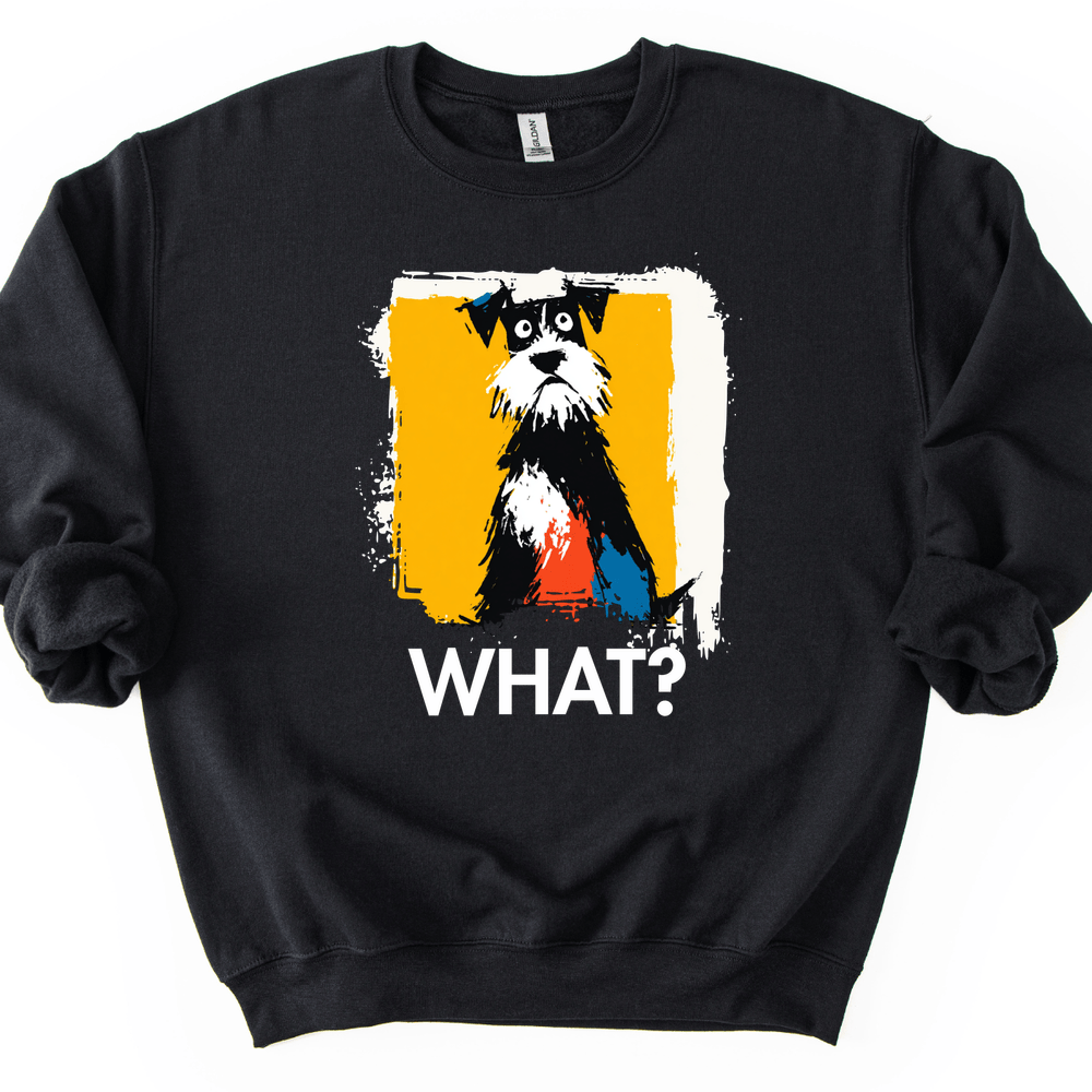 Miniature Schnauzer - What Dog Sweater - Black