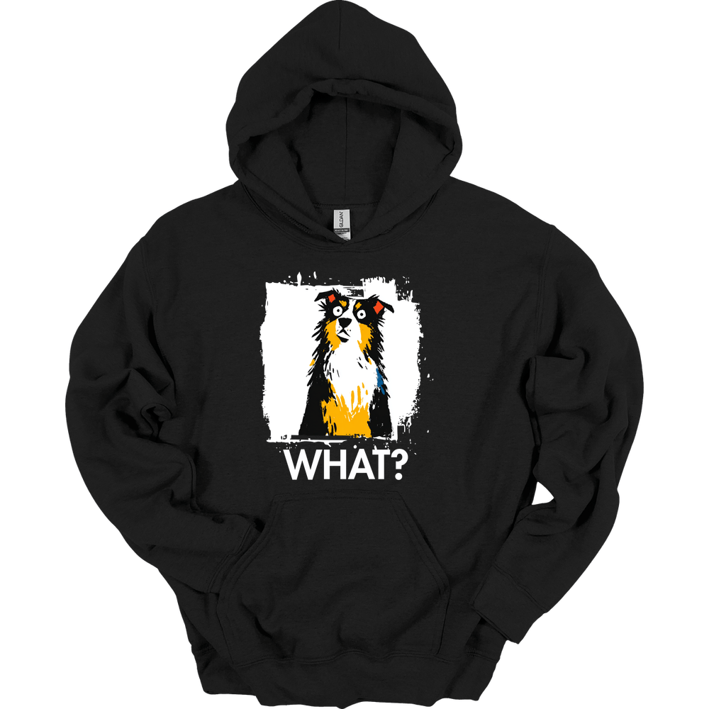 Australian Shepherd - What Dog Hoodie - Black