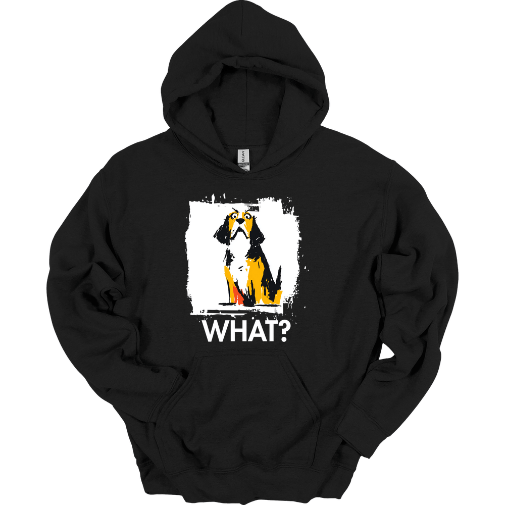 Beagle - What Dog Hoodie - Black