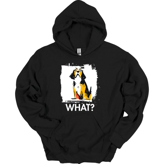 Beagle - What Dog Hoodie - Black