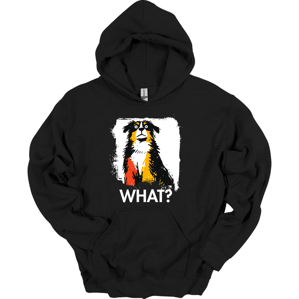 Bernese Mountain Dog - What Dog Hoodie - Black
