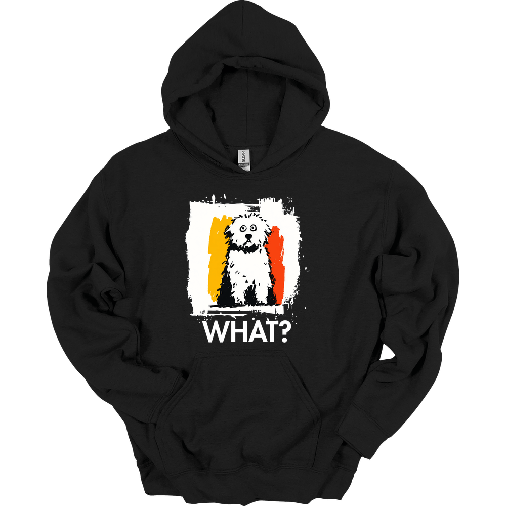 Bichon Frise - What Dog Hoodie - Black