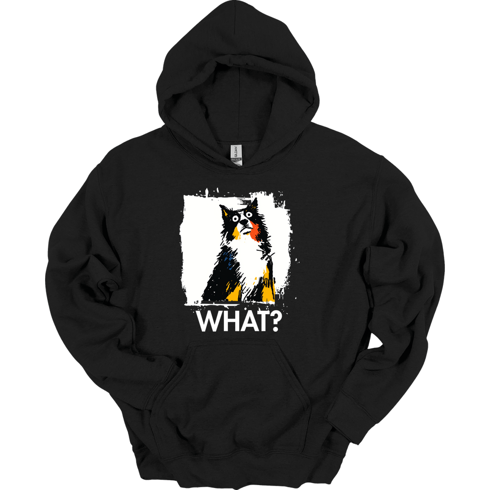 Border Collie - What Dog Hoodie - Black