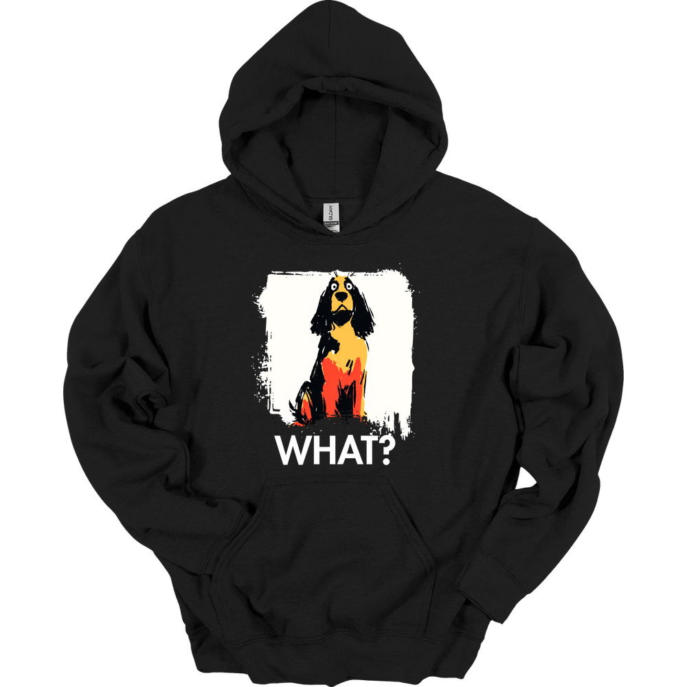 Cocker Spaniel - What Dog Hoodie - Black