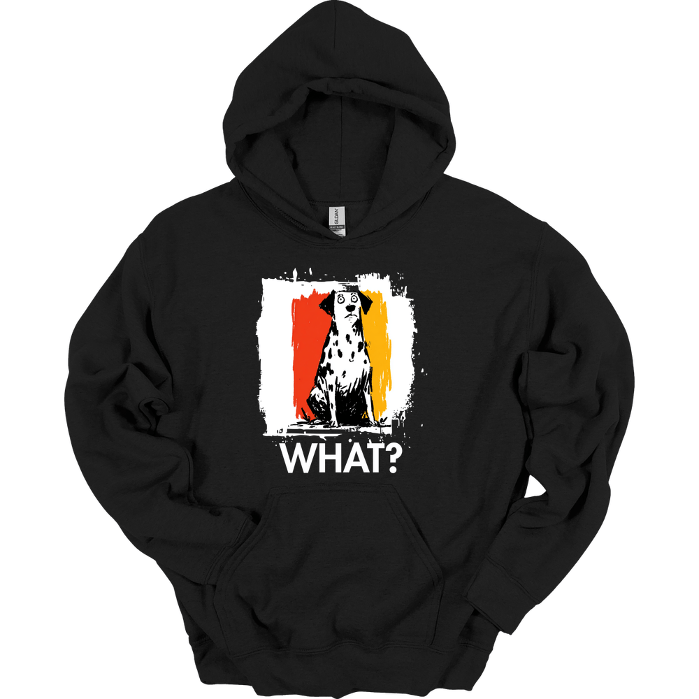 Dalmatian - What Dog Hoodie - Black