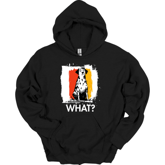 Dalmatian - What Dog Hoodie - Black