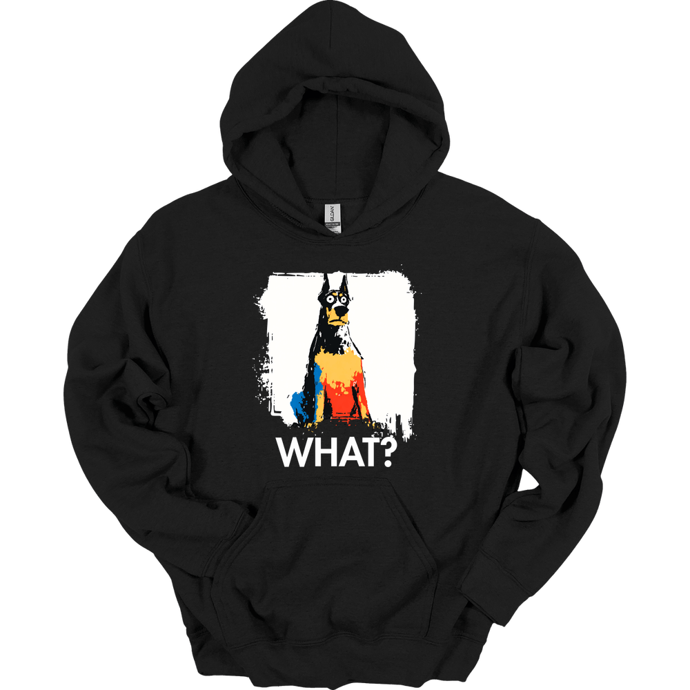 Doberman - What Dog Hoodie - Black