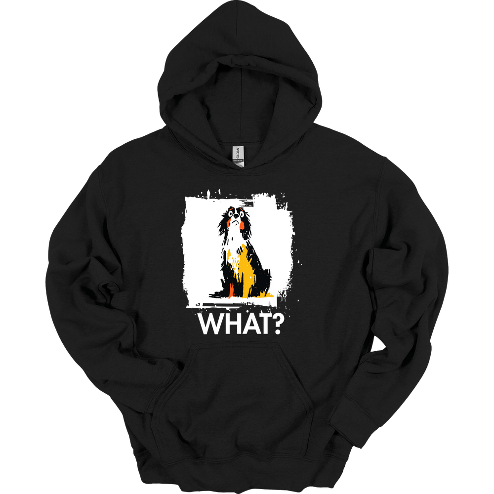 English Springer Spaniel - What Dog Hoodie - Black