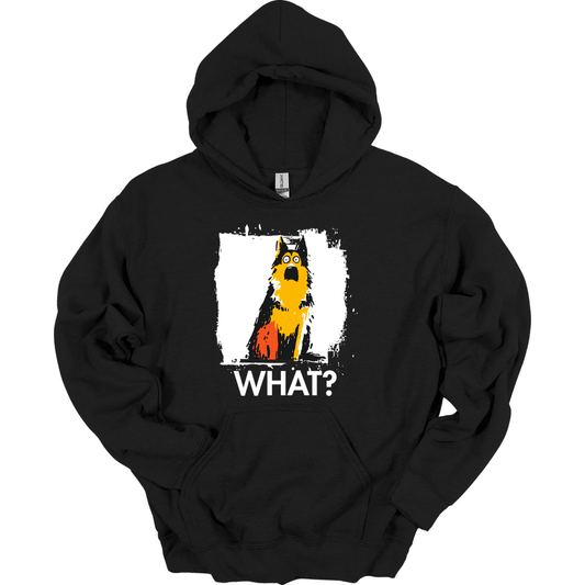German Shepherd - What Dog Hoodie - Black