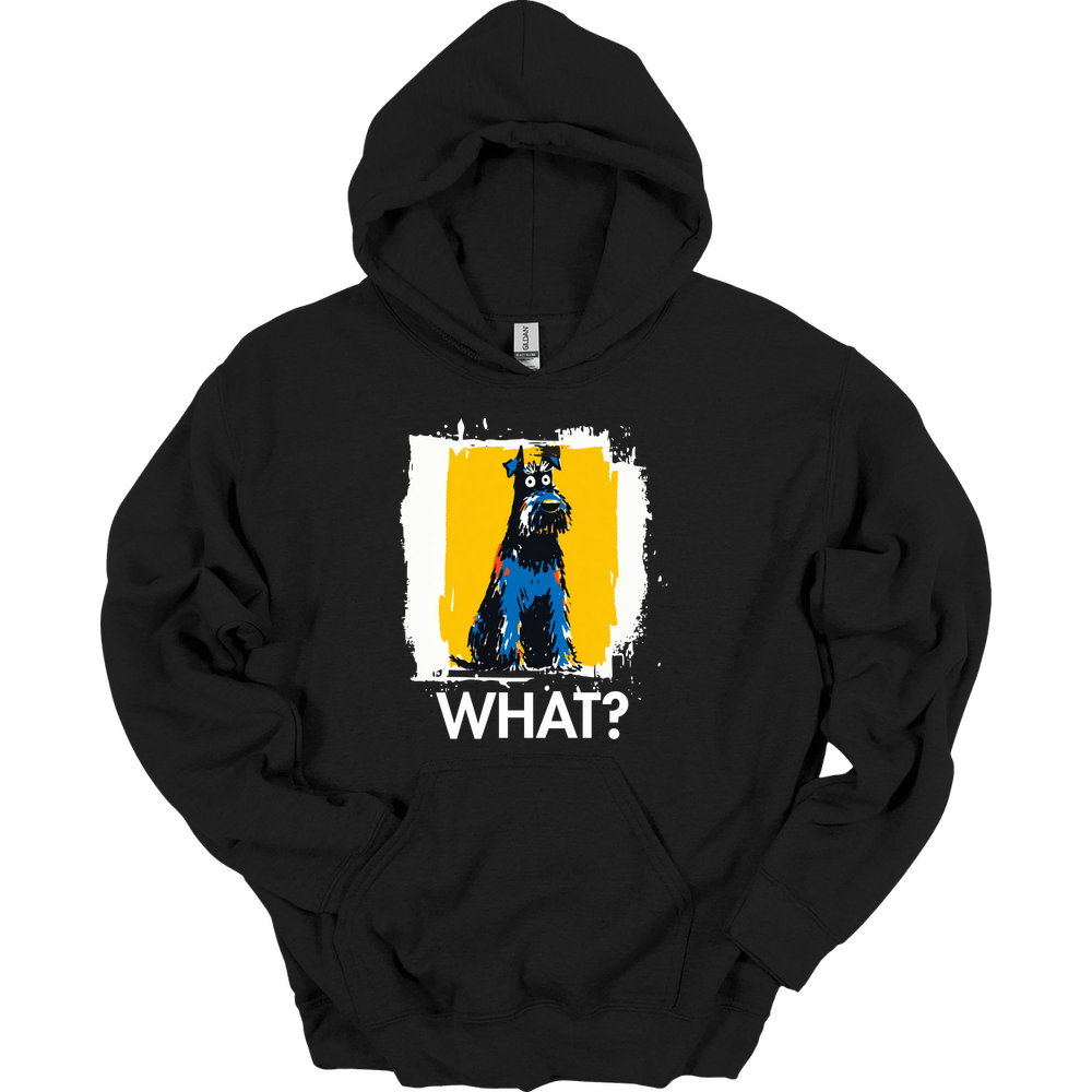 Kerry Blue Terrier - What Dog Hoodie - Black