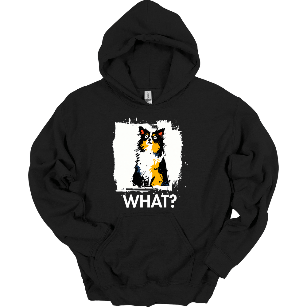 Papillon - What Dog Hoodie - Black