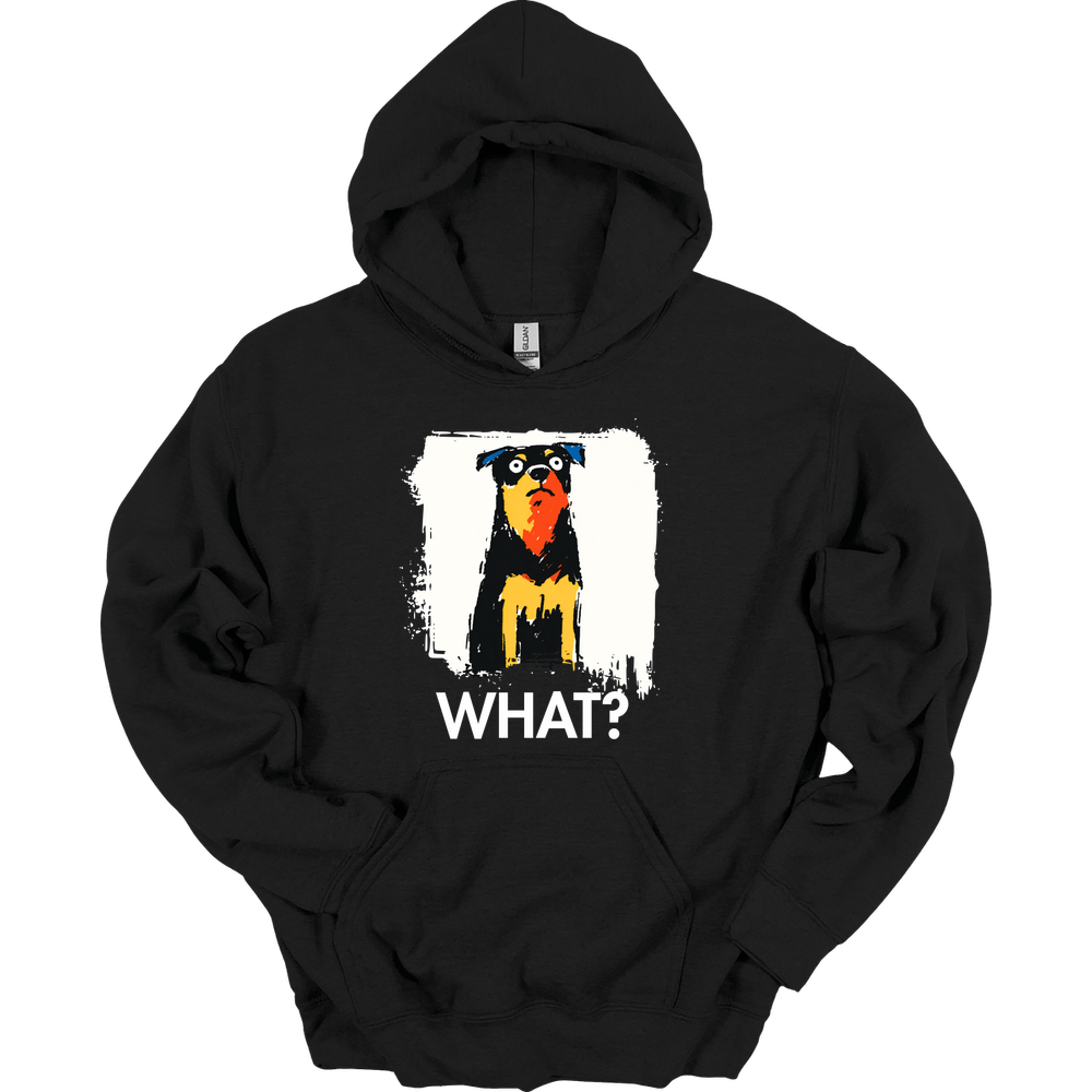 Rottweiler - What Dog Hoodie - Black