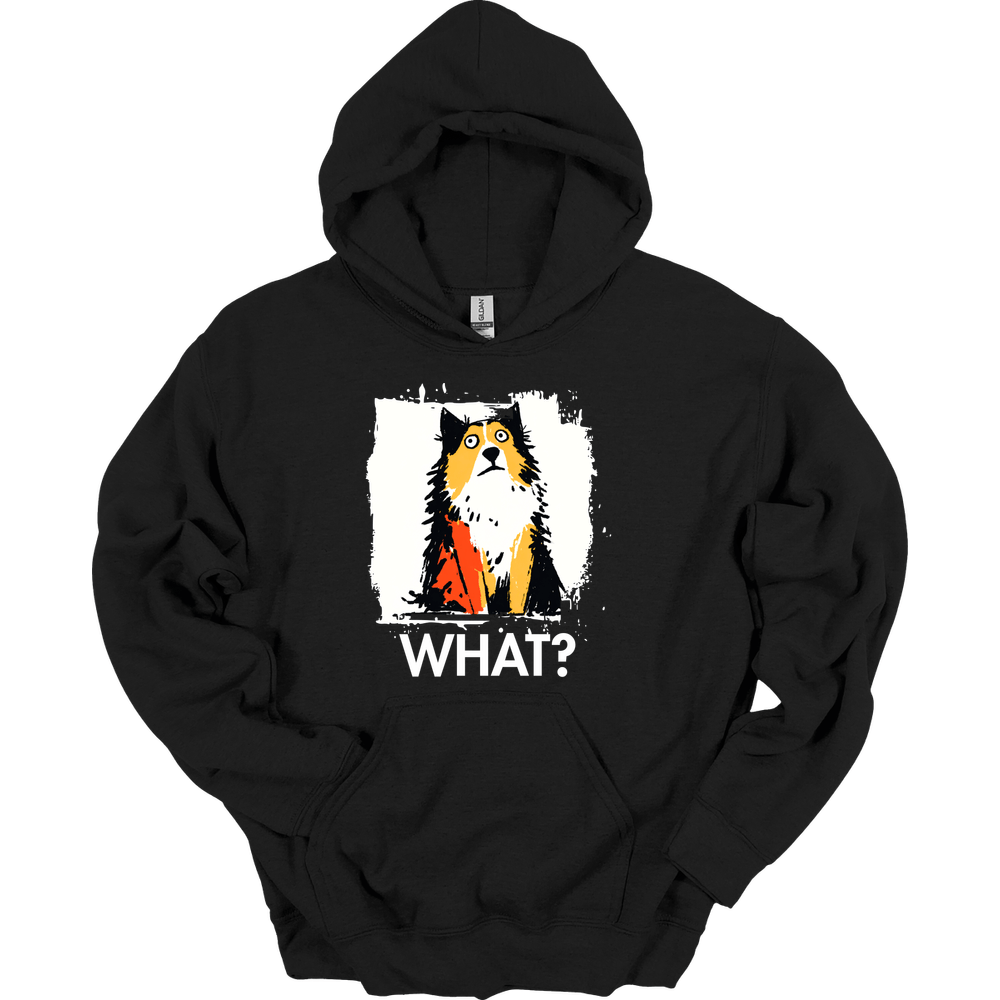 Shetland Sheepdog - What Dog Hoodie - Black