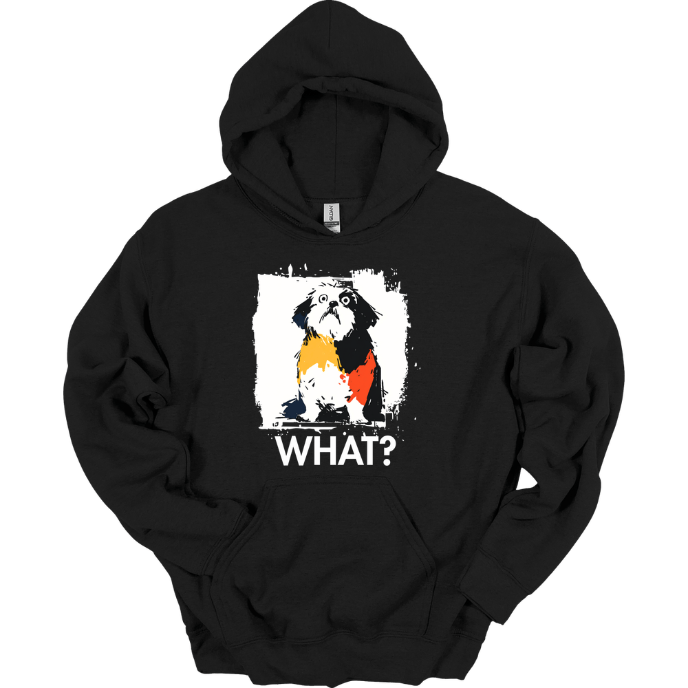 Shih Tzu - What Dog Hoodie - Black