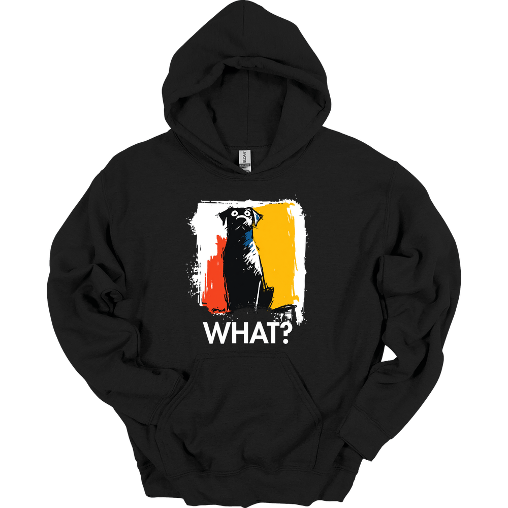 Black Labrador - What Dog Hoodie - Black