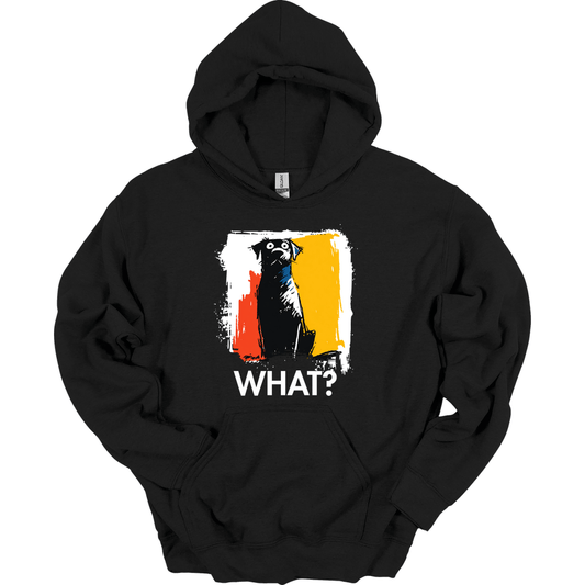Black Labrador - What Dog Hoodie - Black