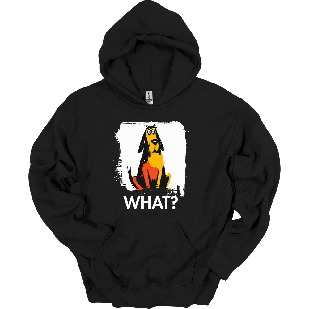 Bloodhound - What Dog Hoodie - Black