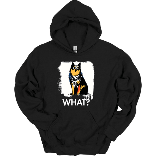 Australian Cattle Dog - What Dog Hoodie - Black