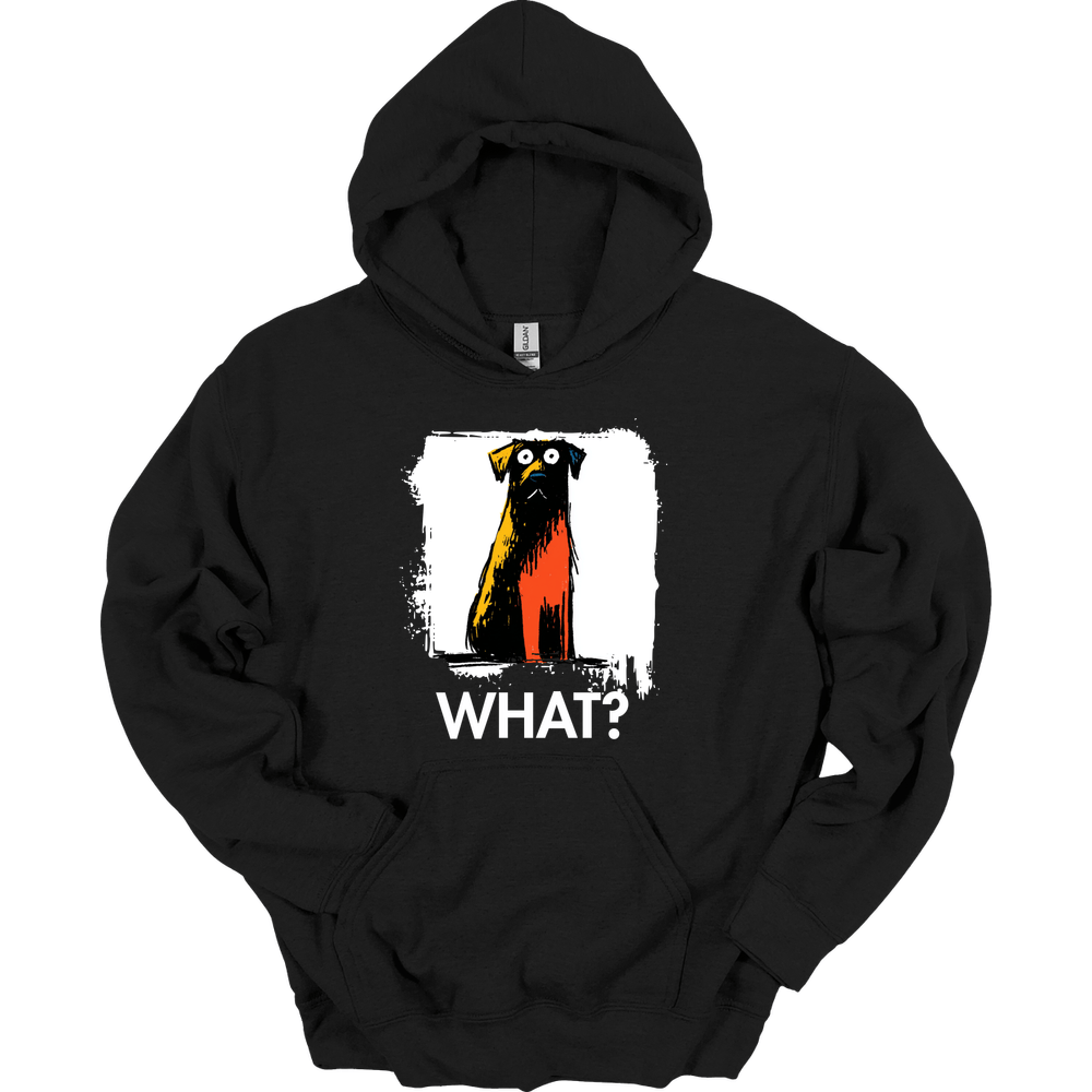 Chocolate Labrador - What Dog Hoodie - Black