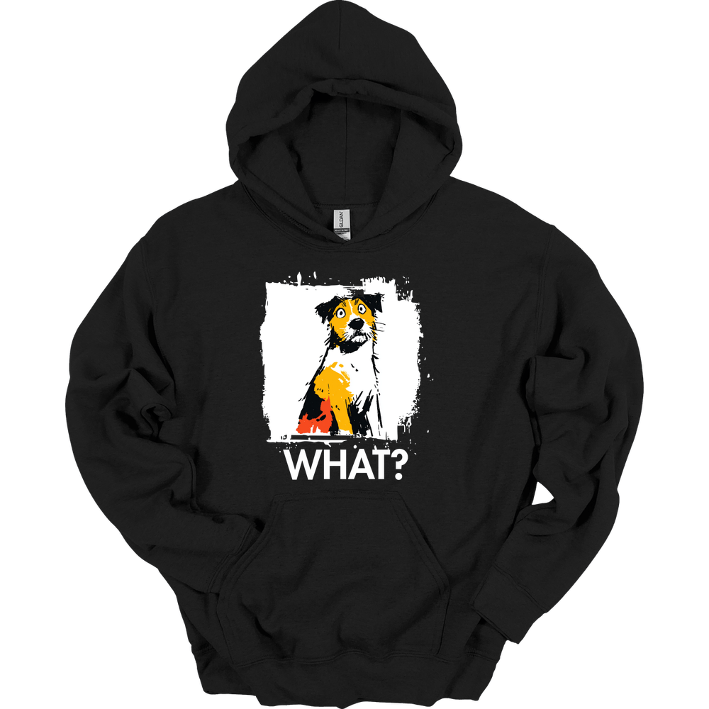 Jack Russell - What Dog Hoodie - Black