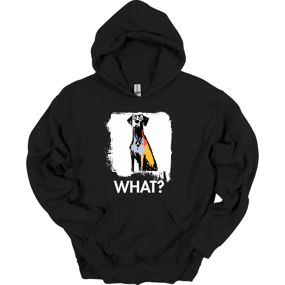 Weimaraner - What Dog Hoodie - Black