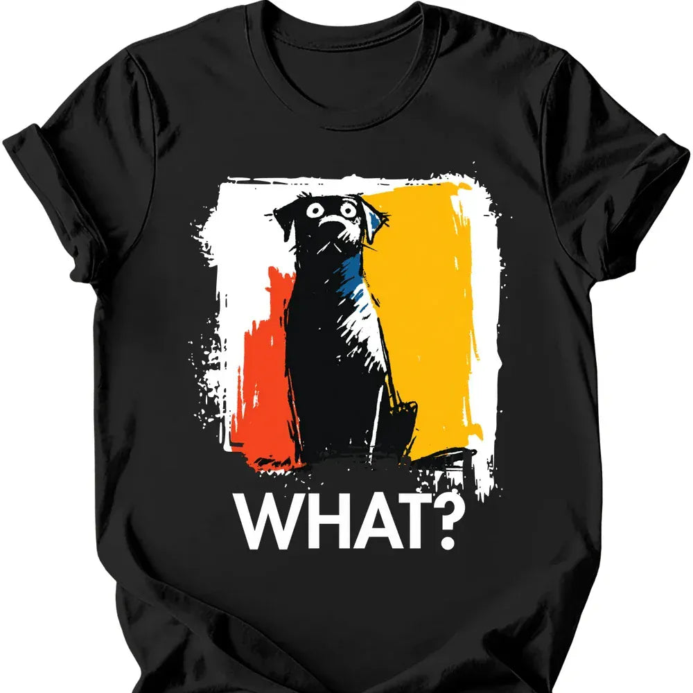Black Labrador - What Dog T-Shirt - Black