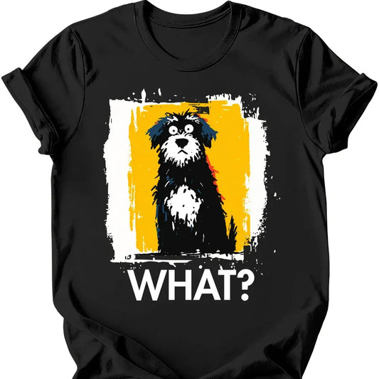 Portuguese Water Dog - What Dog T-Shirt - Black