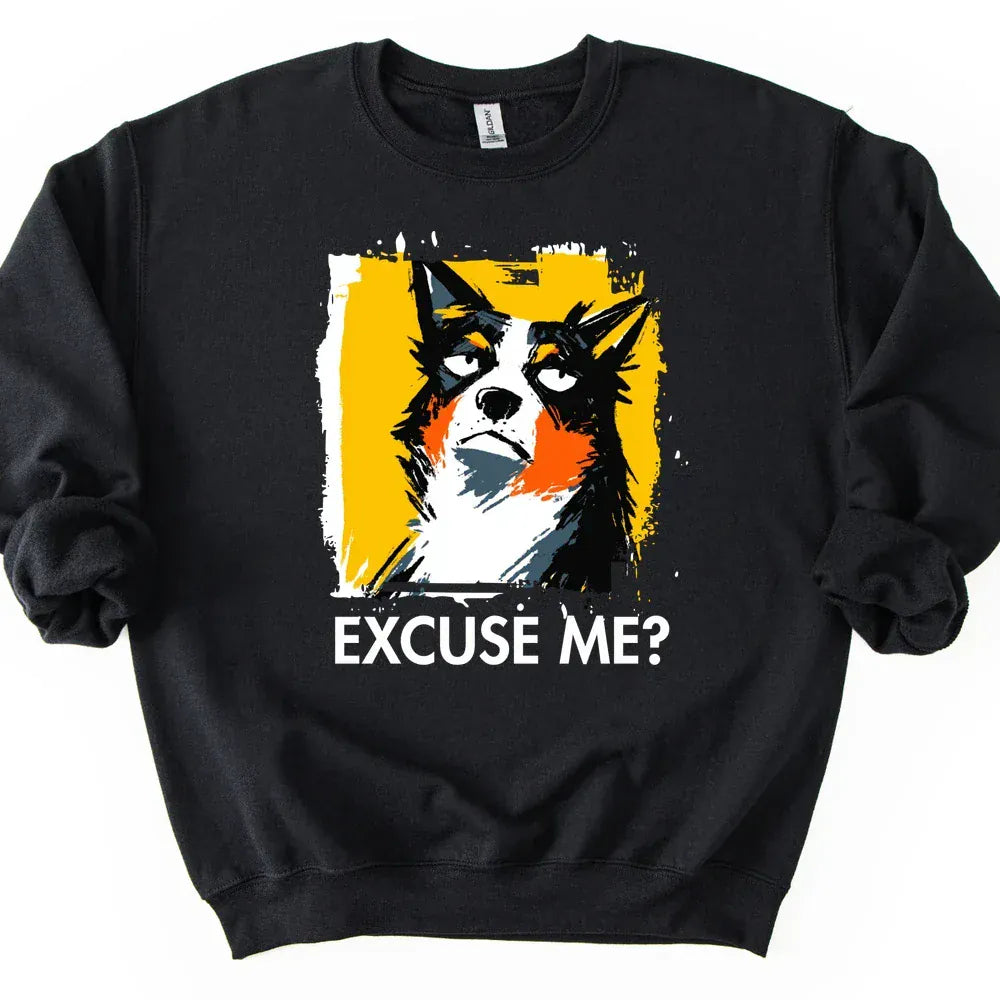 Australian Cattle Dog - Excuse Me Dog Sweater - Black