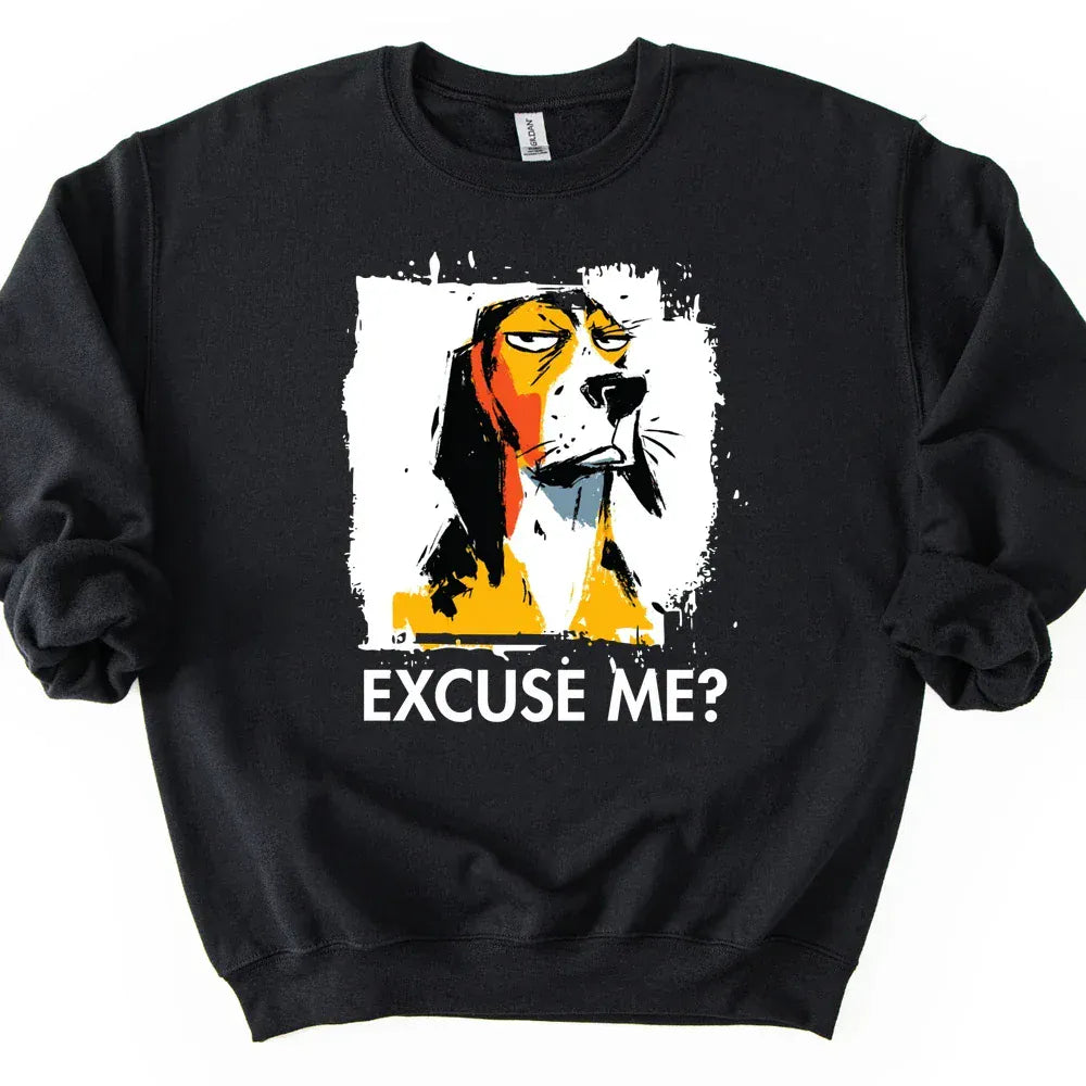 Bracco Italiano - Excuse Me Dog Sweater - Black