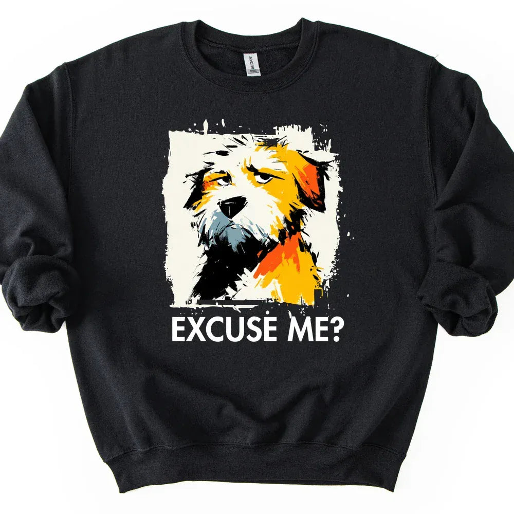 Labradoodle - Excuse Me Dog Sweater - Black