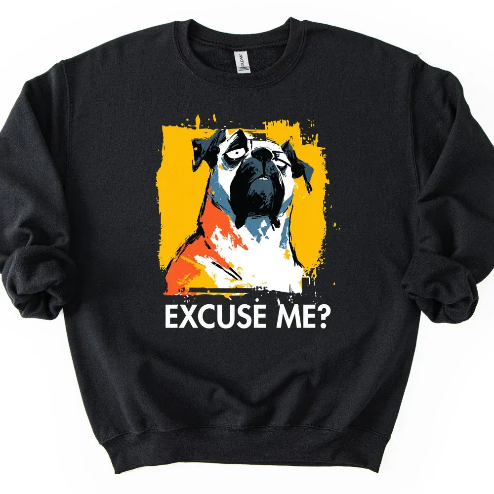 Mastiff - Excuse Me Dog Sweater - Black