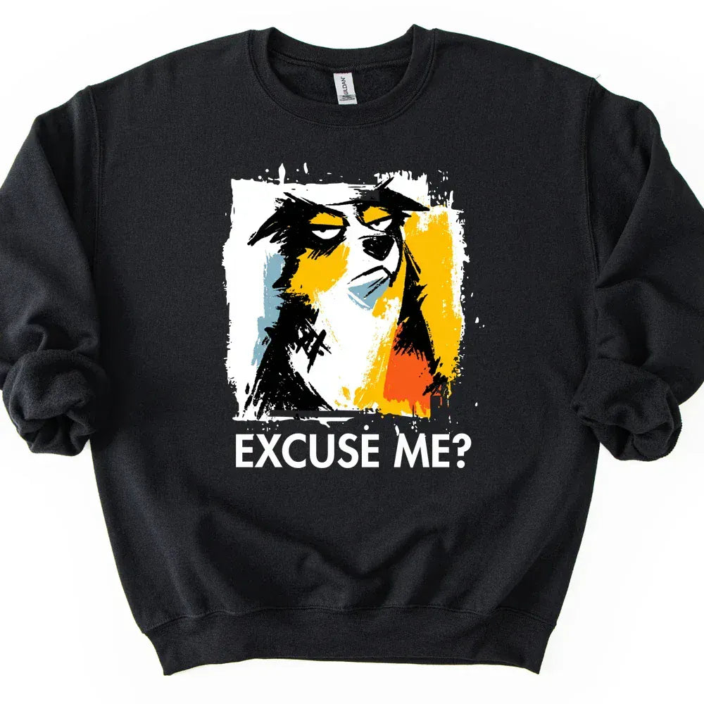 Miniature American Shepherd - Excuse Me Dog Sweater - Black
