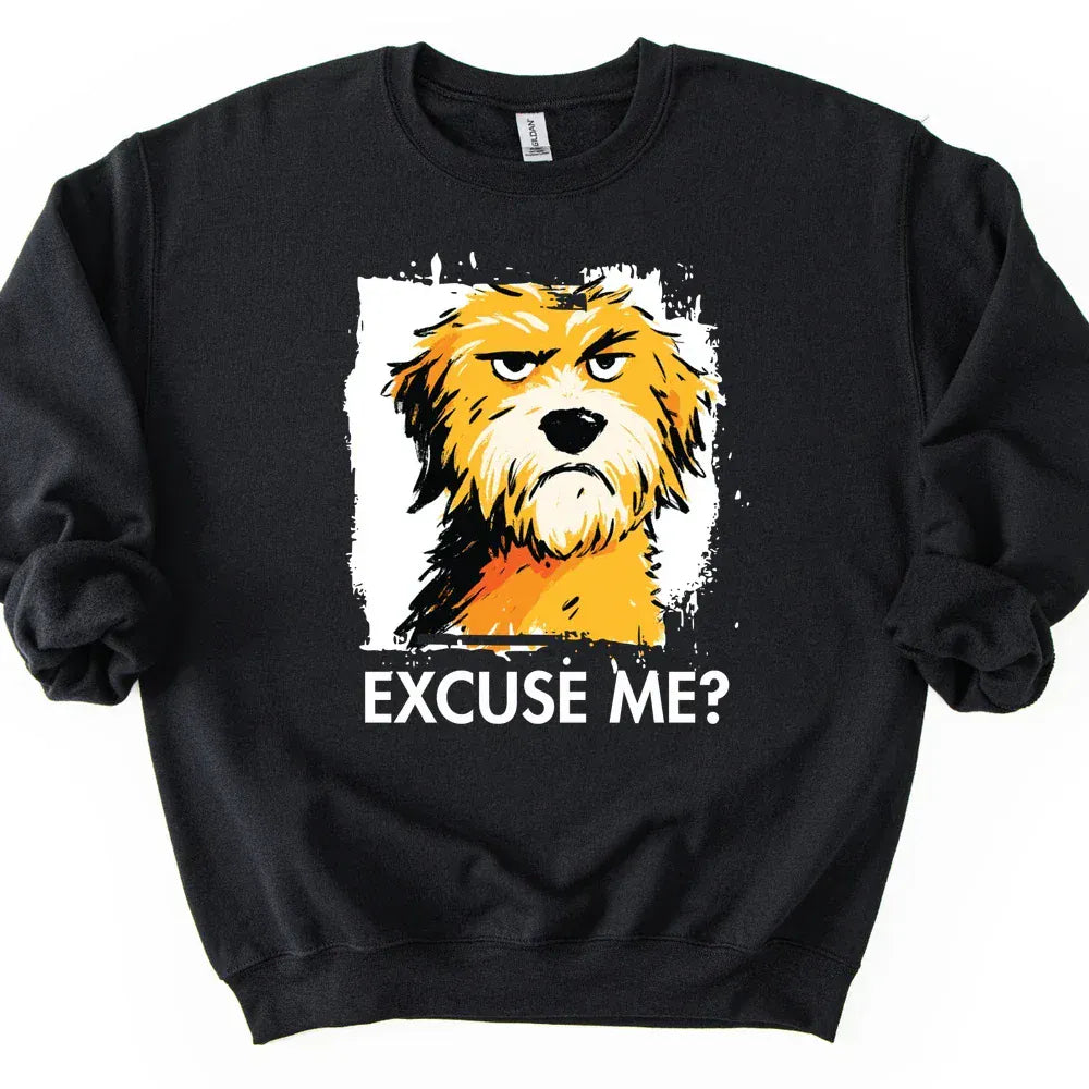 Cockapoo - Excuse Me Dog Sweater - Black
