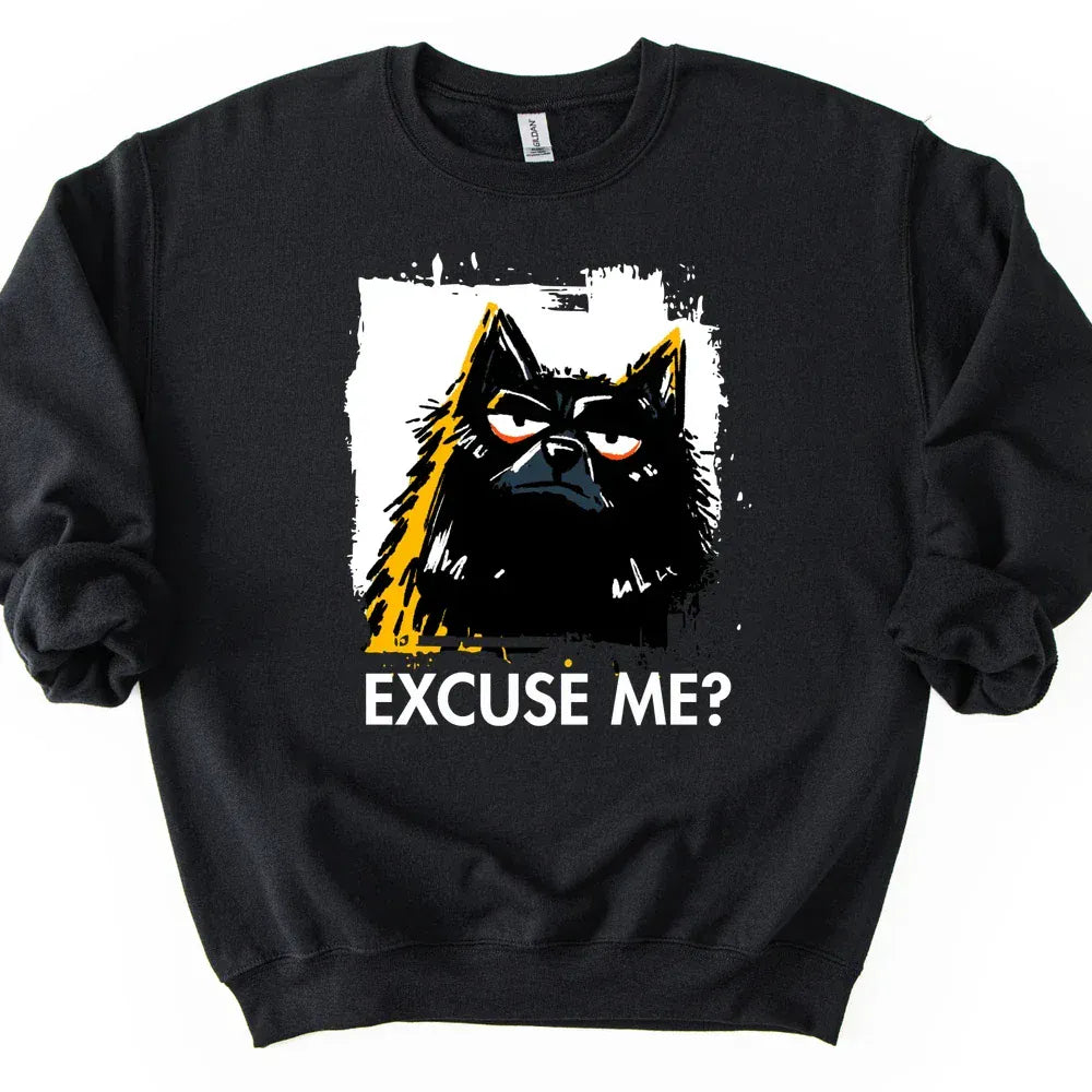 Schipperke - Excuse Me Dog Sweater - Black